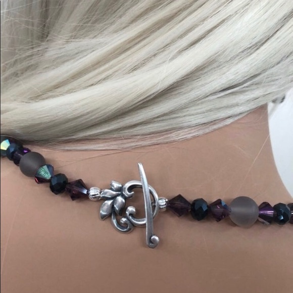 NWT Swarovski Crystal Necklace Set - Picture 3 of 11